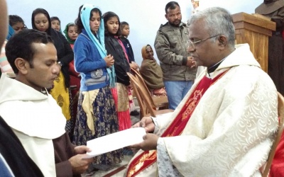 SOLEMN PROFESSION OF BRO SUSHIL MUNDA OCD