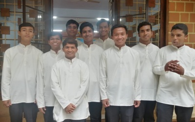 Congratulations and prayerful wishes to the new Novices