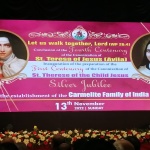 Conclusion of the Fourth Centenary of the Canonisation of St. Teresa of Jesus (Avila), Inauguration of the preparation of the First Centenary of the Canonisation of St. Therese of the Child Jesus and Silver Jubilee of the establishment of the Carmelite Family of India (CFI)